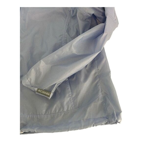 Columbia Packable Women's Blue Full Zip Windbreaker Jacket M (See Description) - Picture 10 of 10